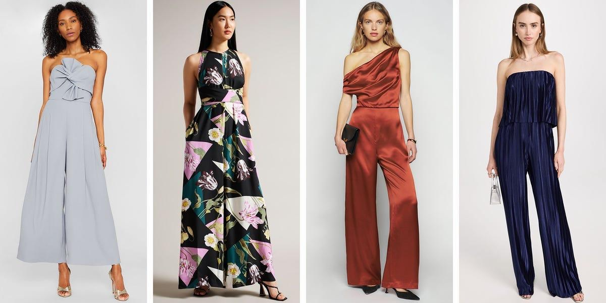 Elegant women's attire inspiration for a formal celebration